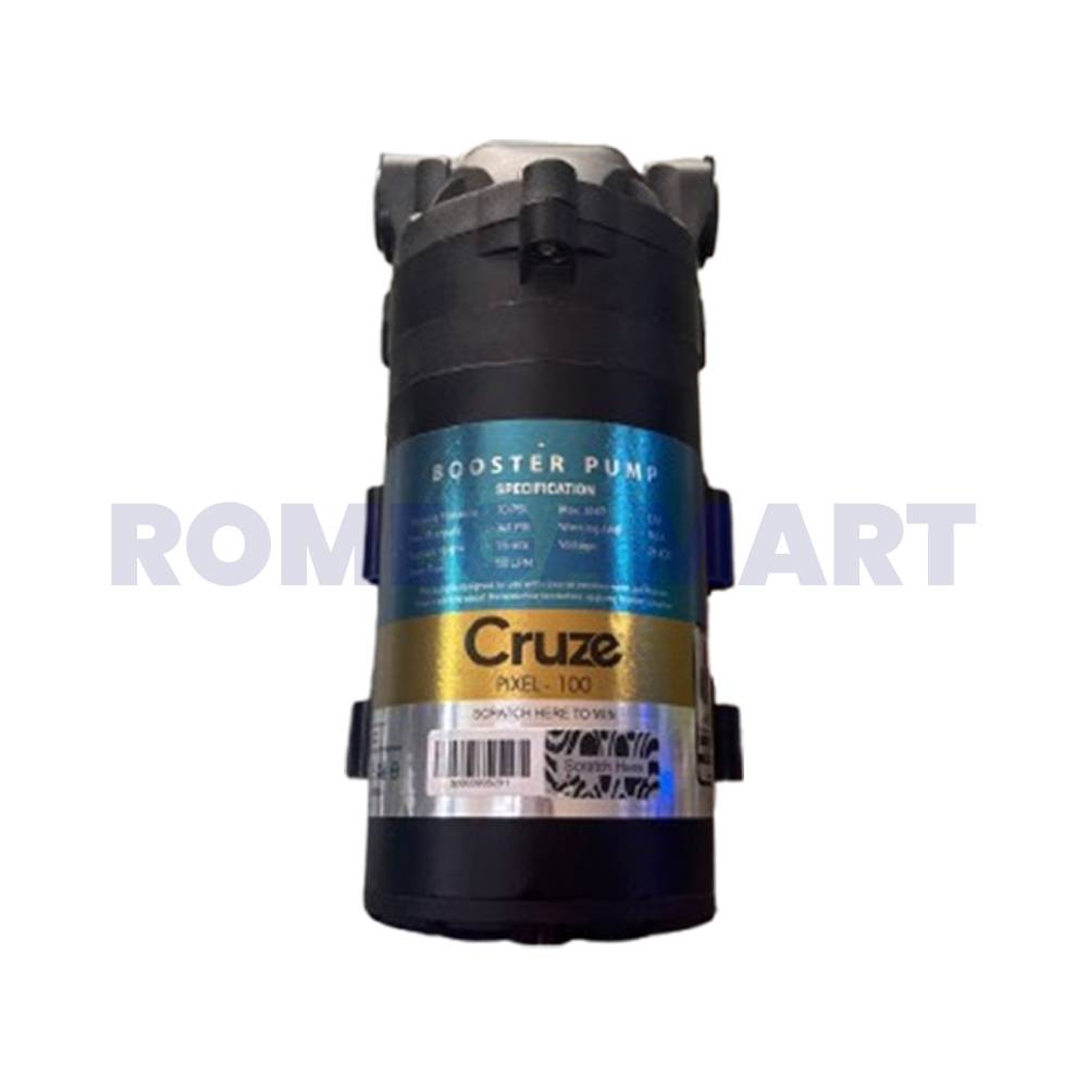 Cruze Pixal Booster Pump 100 GPD Suitable For Domestic RO Black Color - GANGAFRESH NETWORKS