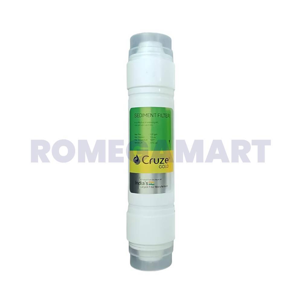 Cruze Inline Sediment Filter White Color Suitable For Domestic RO - SAI TRADERS