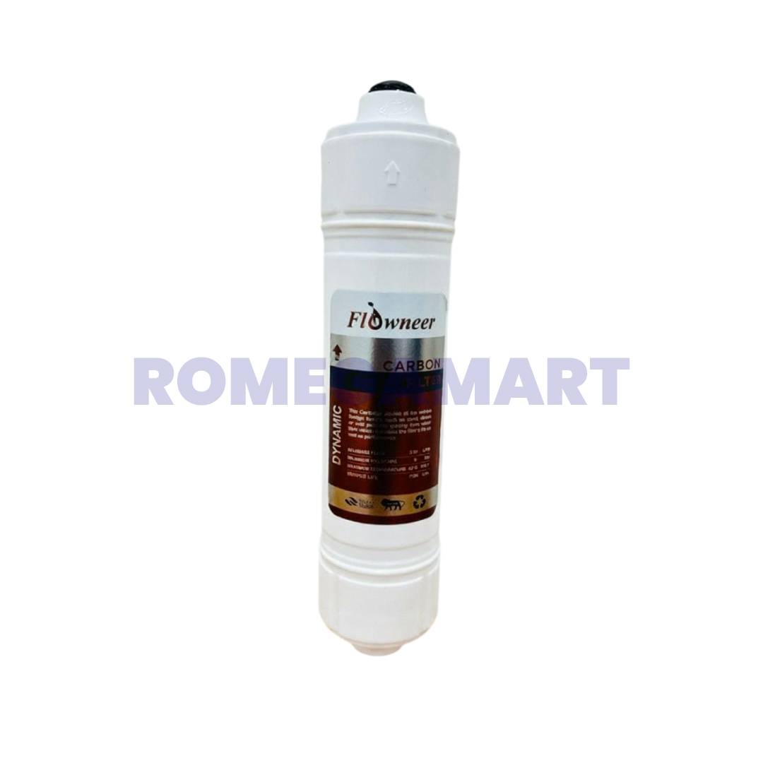Flowneer Dynamic AF A005 Carbon Block Filter Push Type Suitable For Domestic Water Purifier - Euro Industries