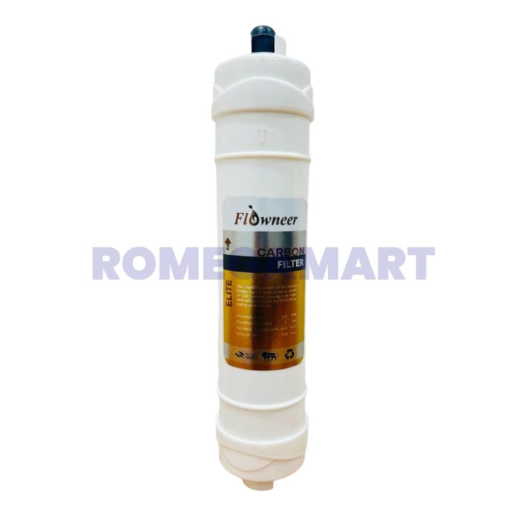 Flowneer Elite IF D007 Carbon Filter Genuine Coconut Shell QC To QC Type 1000IV Suitable For Domestic Water Purifier - Euro Industries