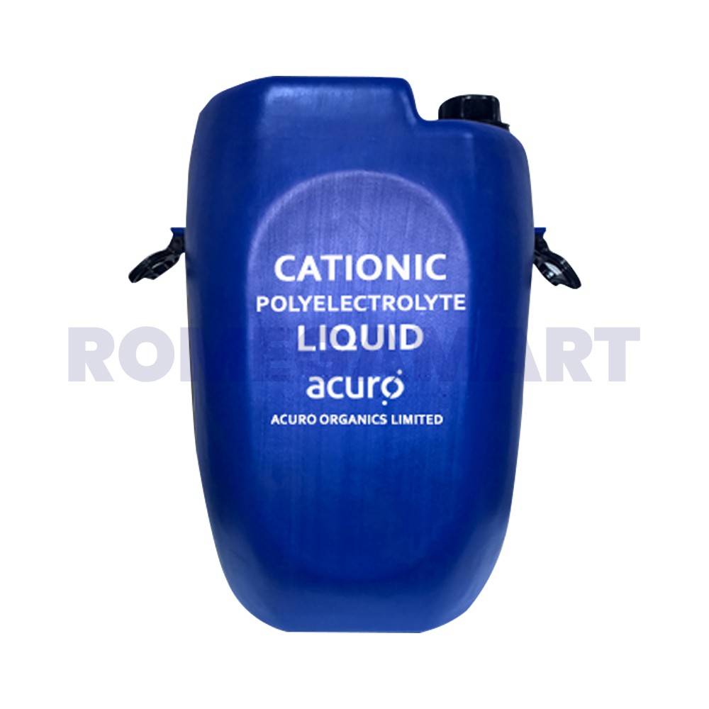 Cationic Polyelectrolyte Chemical in Liquid Form White Color For Industrial Use 10 KG Carboy - ACURO ORGANICS LIMITED