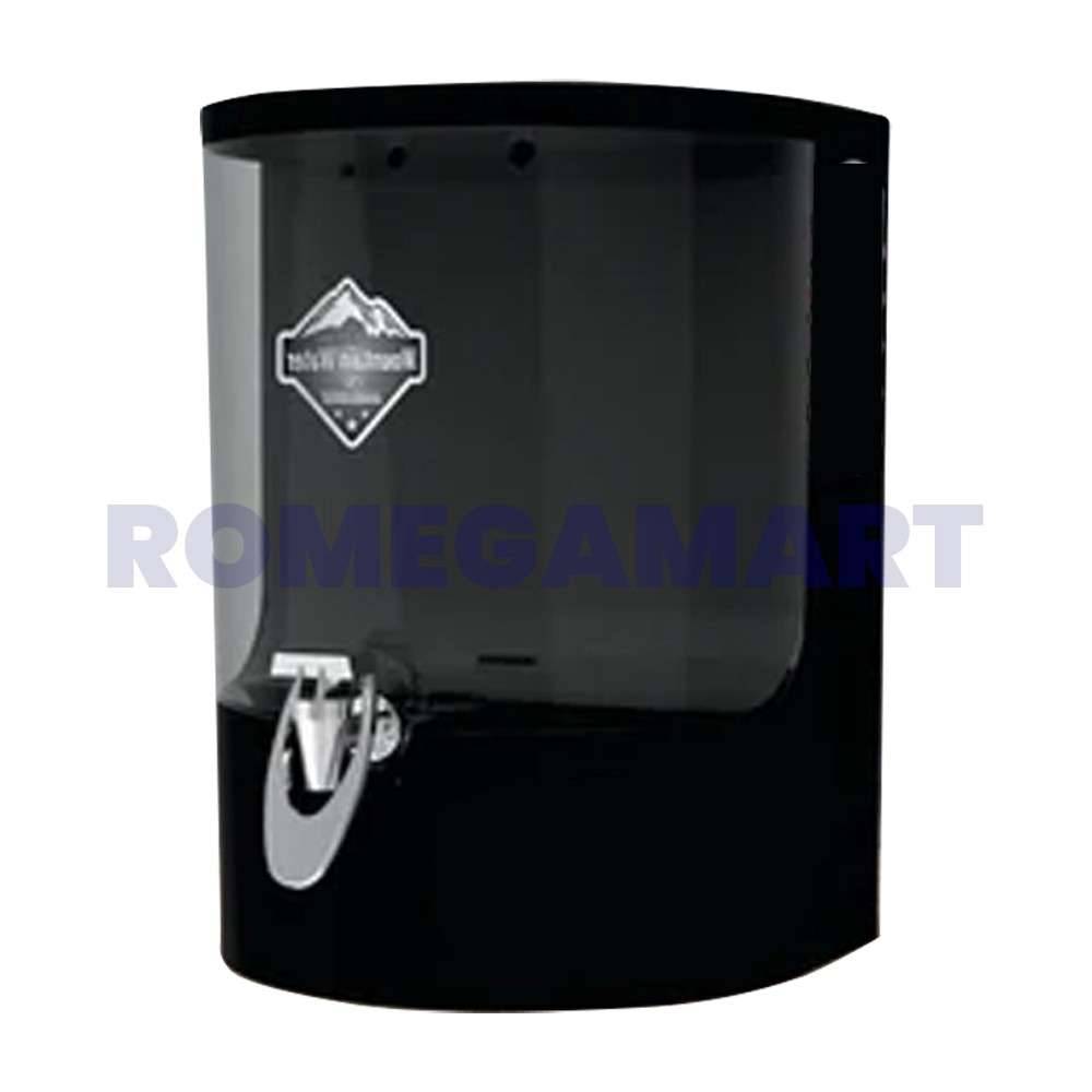 Clean Water 10 Liter Storage RO+UV+UF Water Purifier Metallic Black 100% Food Grade Plastic With LED Indicator - GTB JI WATER SOLUTIONS