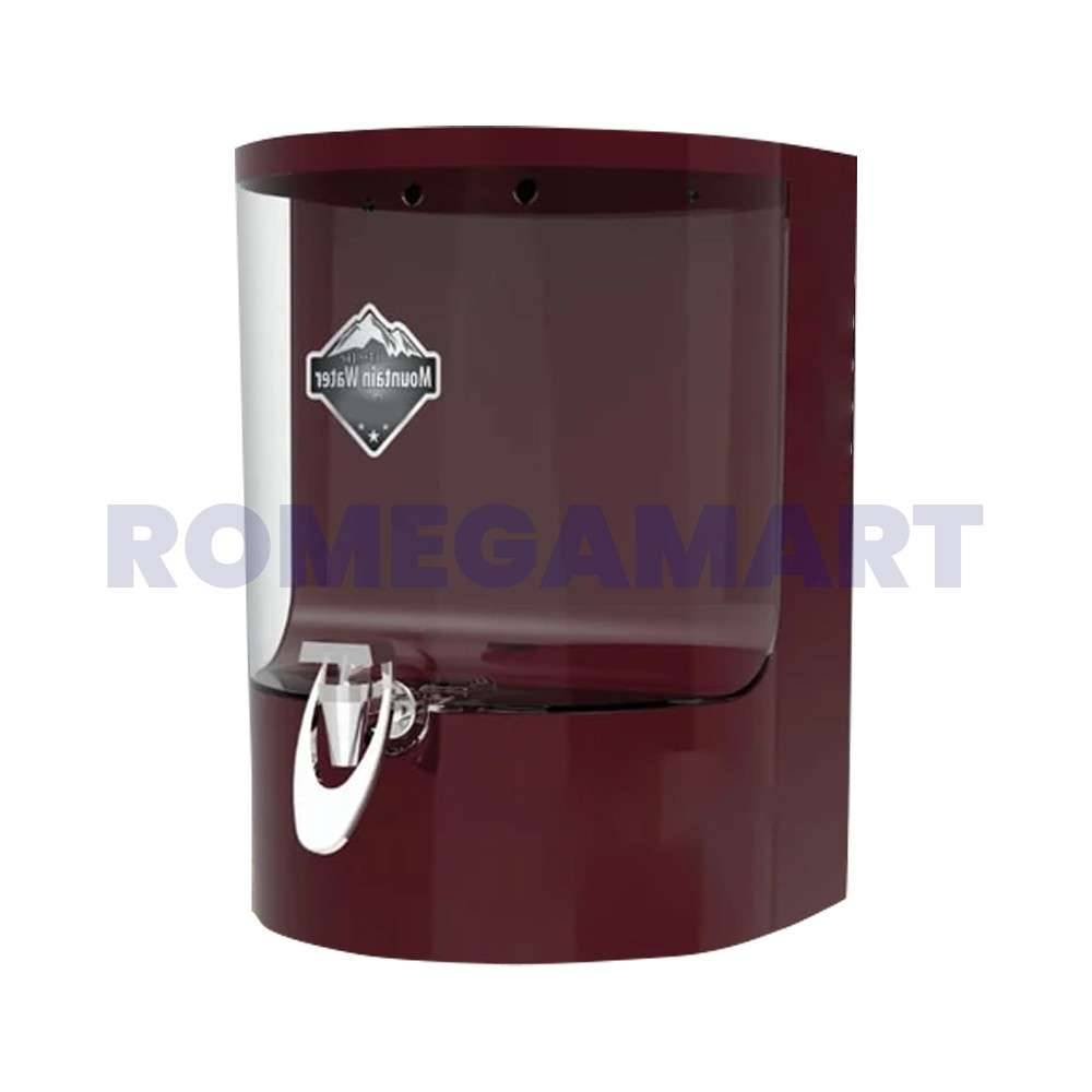 Clean Water 10 Liter Storage Water Purifier Metallic Cheery RO+UV+UF+TDS+ALKLINE+COPPER+MINERAL 100% Food Grade Plastic With LED Indicator - JAZZ PURE WATER SOLUTIONS