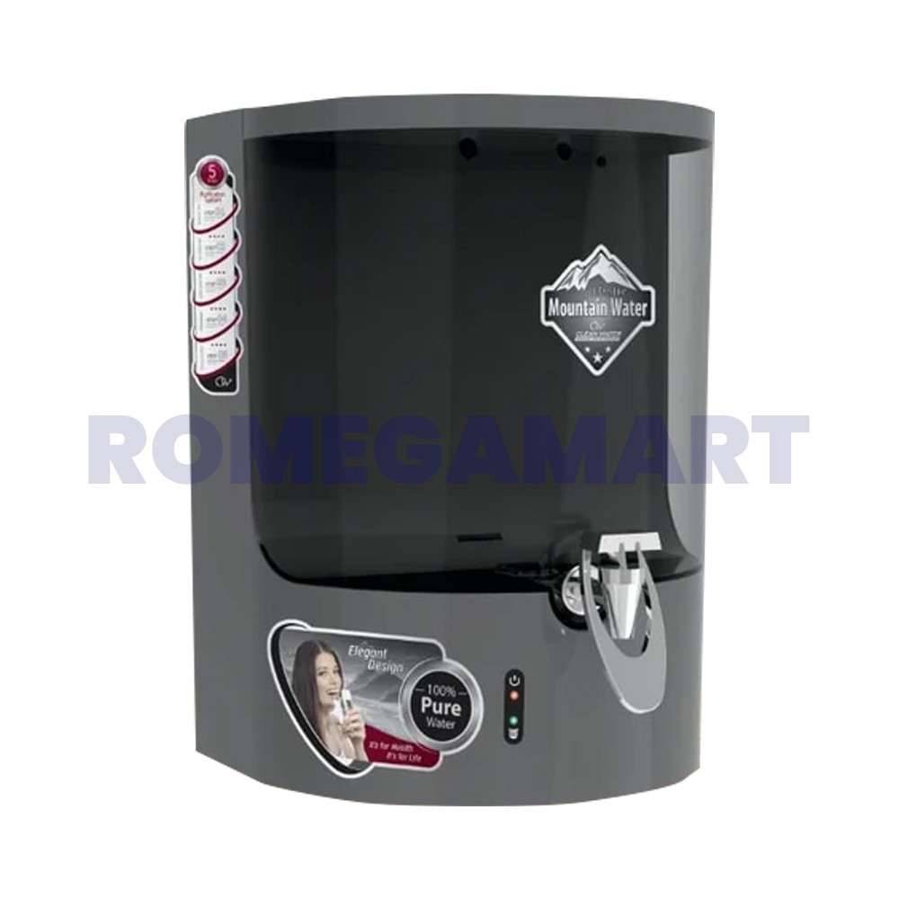 Clean Water 10 Liter Storage Water Purifier Metallic Grey 100% Food Grade Plastic With LED Indicator - GTB JI WATER SOLUTIONS