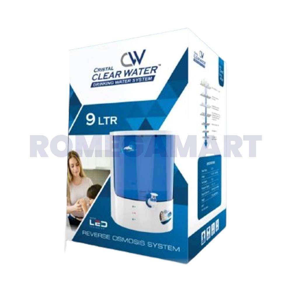Clean Water Blue With White Water Purifier 10 Liter Storage ABS Plastic Material For Domestic - SBRO SYSTEM