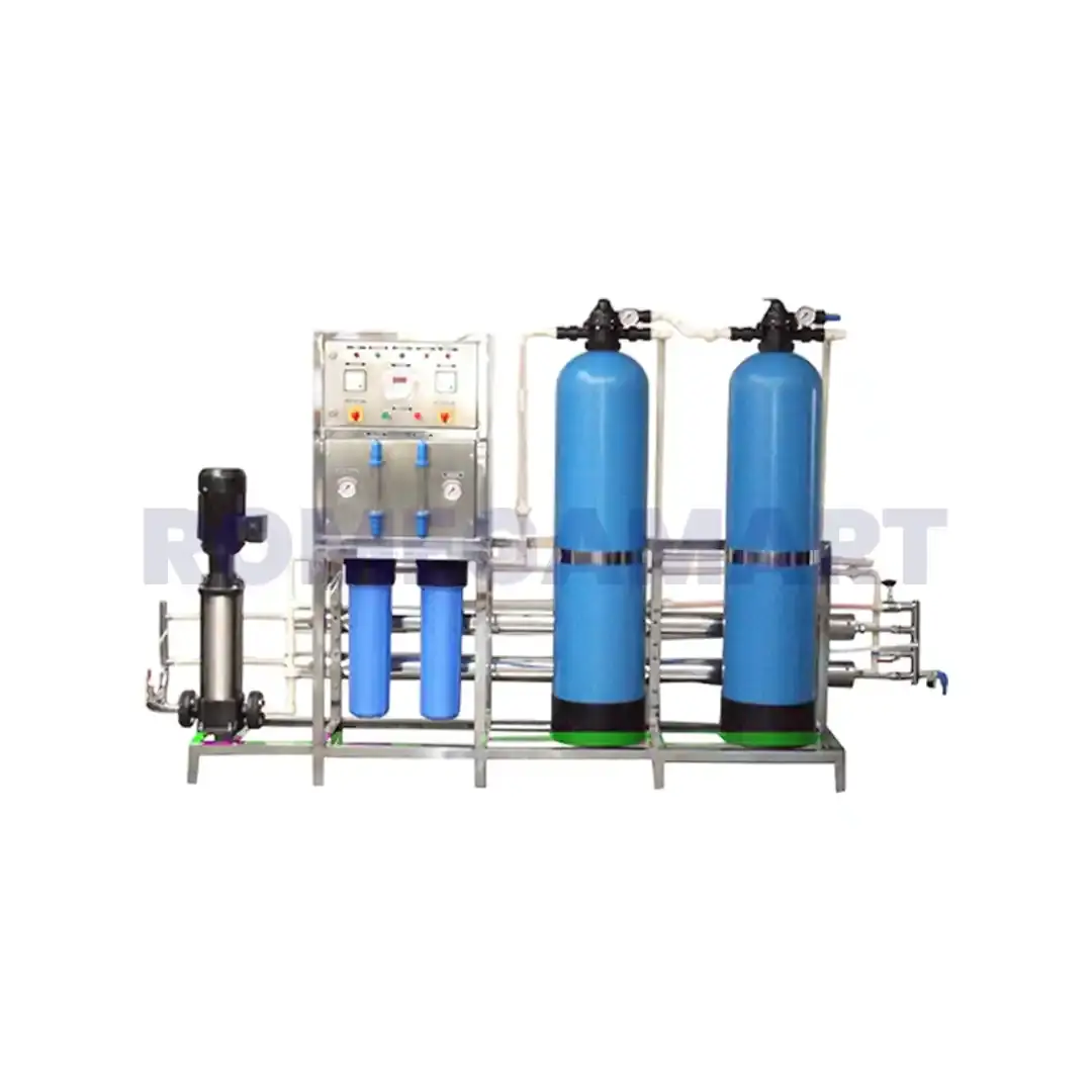 500 LPH Commercial Ro Plant FRP Material Blue Color - PM India Water Technologies