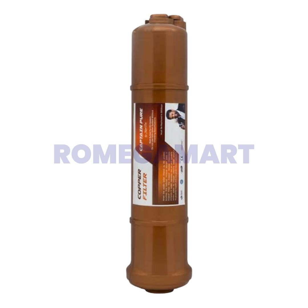 Captain Pure Copper Filter Brown Color Domestic Use - Mindcool Aqua
