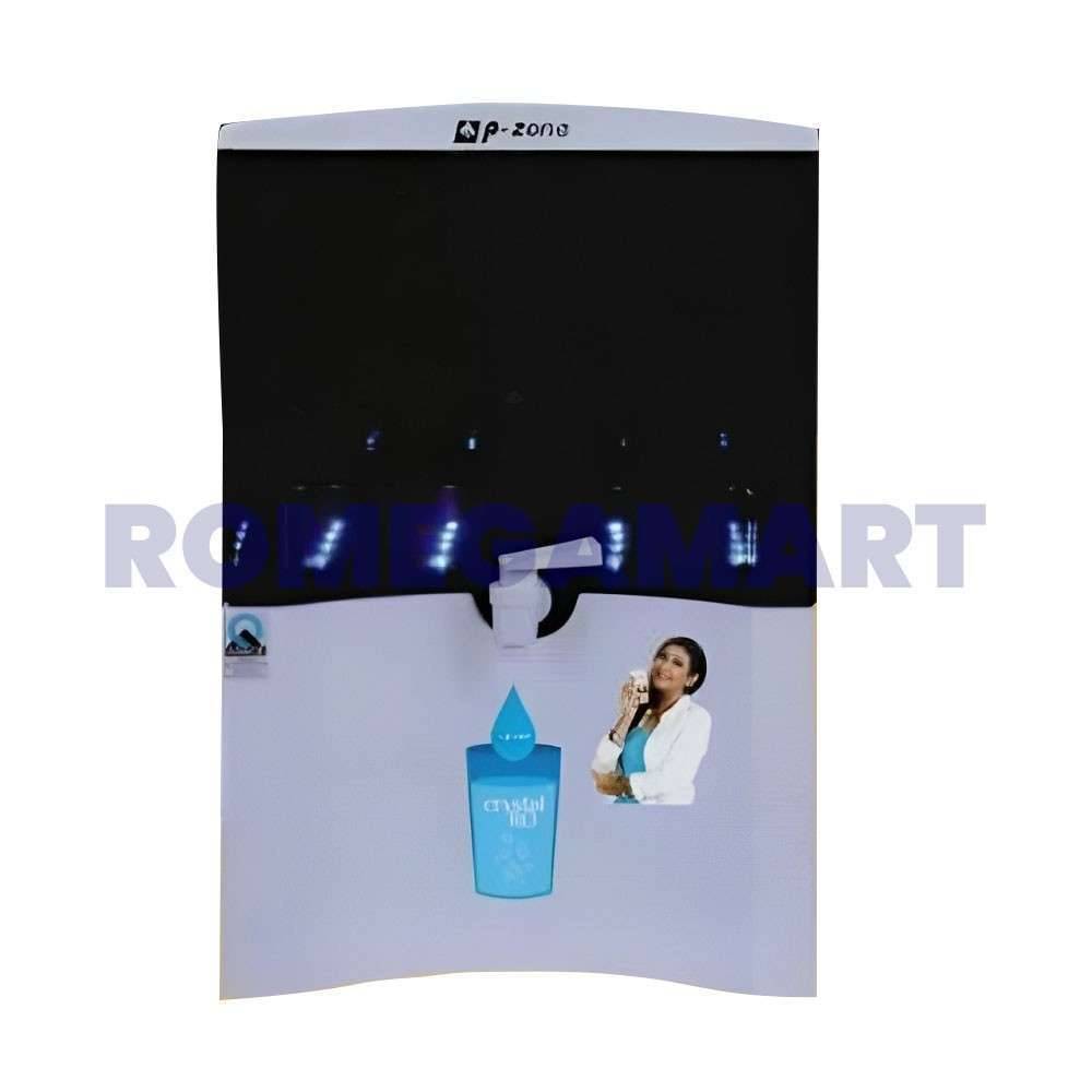 Crystal 8 Liter Storage RO Water Purifier White and Black Domestic RO - Pzone Electronics Private Limited