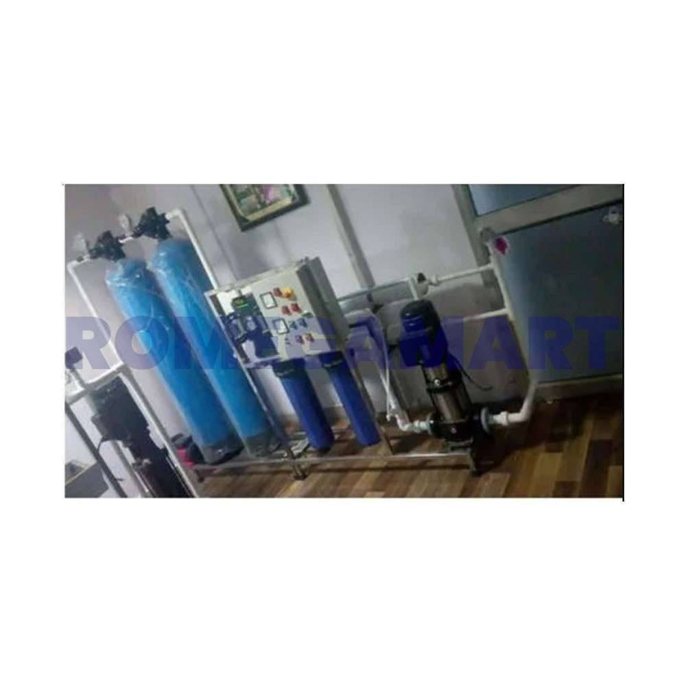 600 LPH Pure Jal Industrial RO Plant FRP Blue Color - Necsal R