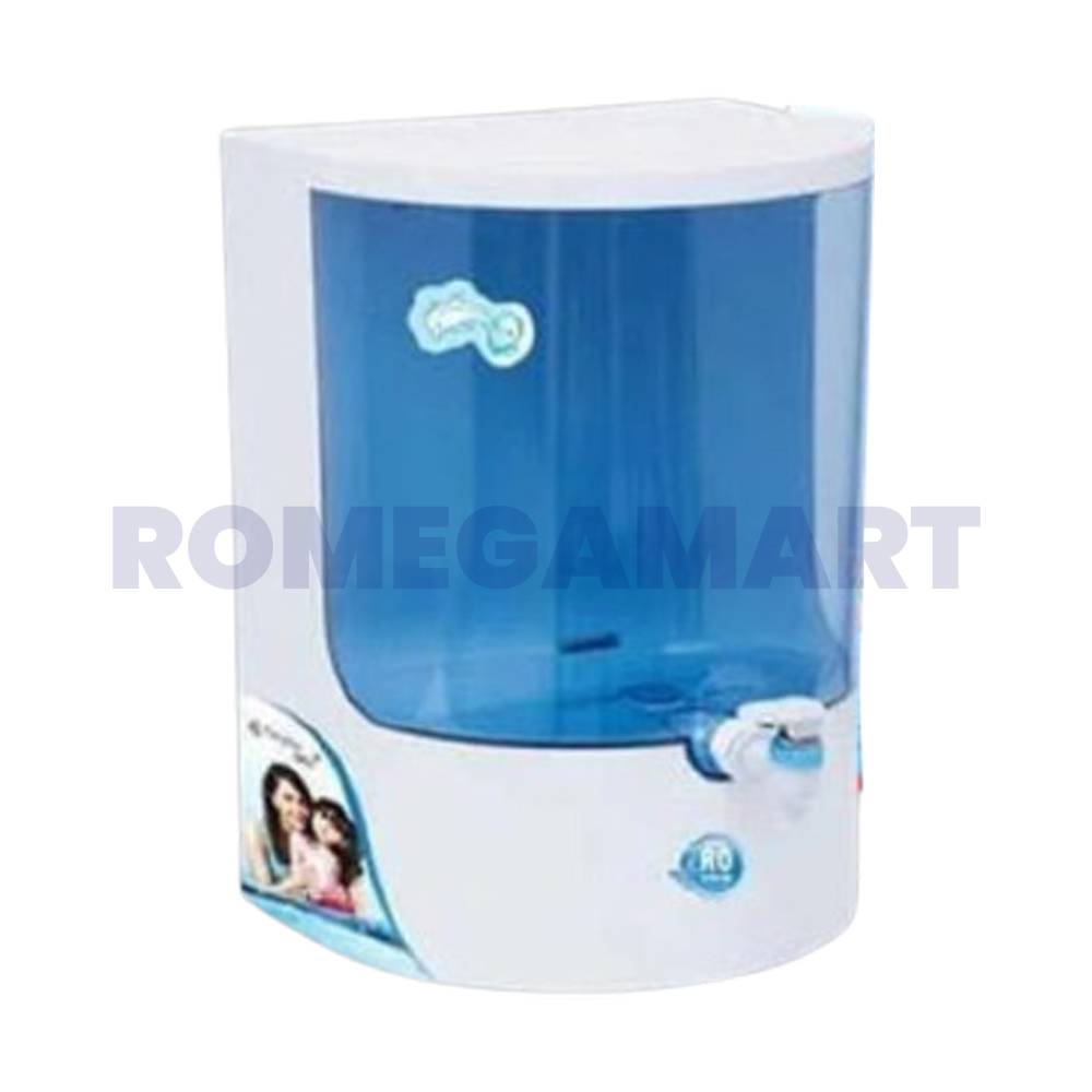 Dolphin Gold+ White Blue Transparent 9 Liter Storage Water Purifier - Sree Balaji Aqua Solution 