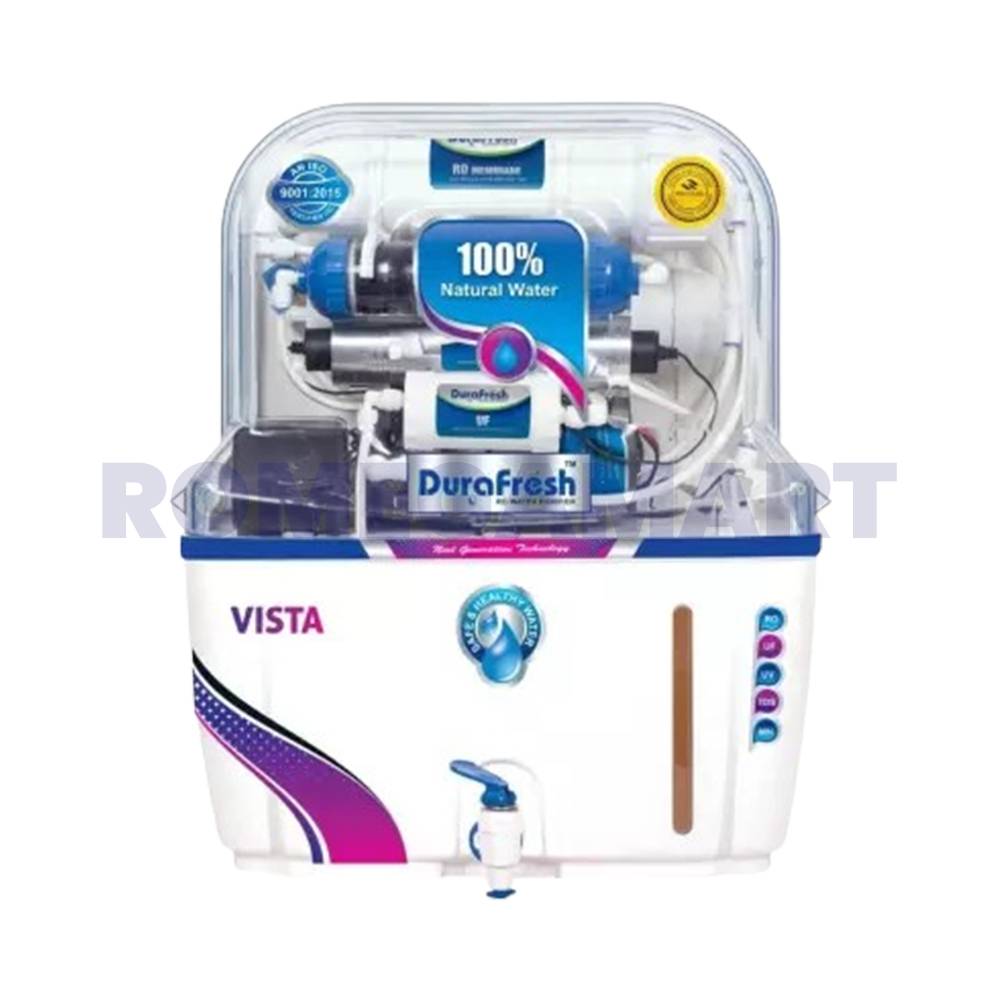 Durafresh Vista 16 Liter Storage Water Purifier White Transparent Body - MG ENTERPRISES
