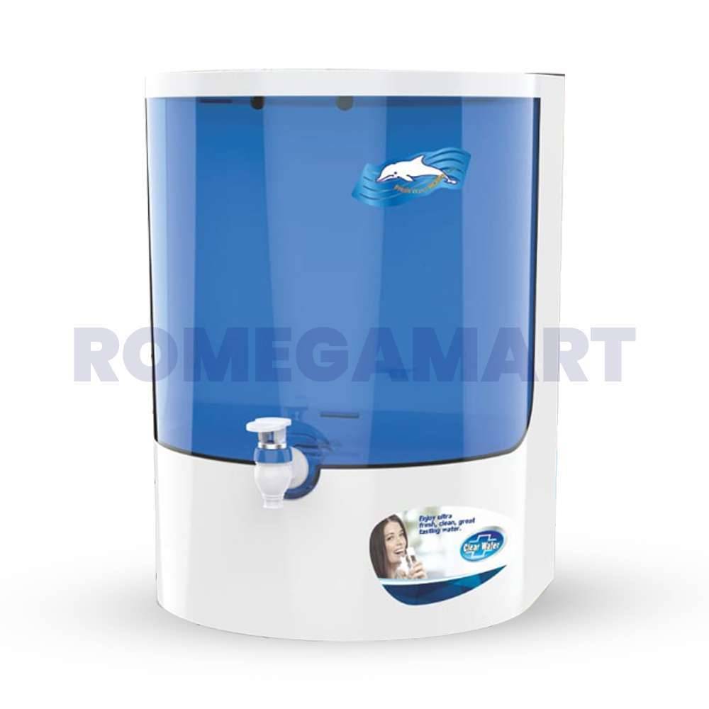 Dolphin Aqua Blue 10 Liter RO Cabinet Plastic Material Suitable For Domestic - JAZZ PURE WATER SOLUTION
