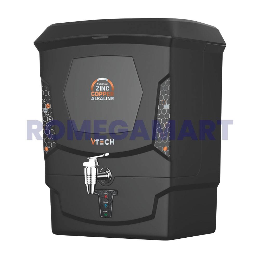 Domestic 10 Liters Ro Cabinet Vtech Black - Apple Industries
