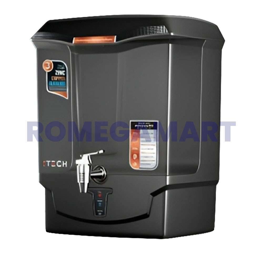 Itech Black RO+UV+UF Domestic Water Purifier 10 Liter Storage ABS Plastic Material Smart LED Indicator - JAZZ PURE WATER SOLUTIONS
