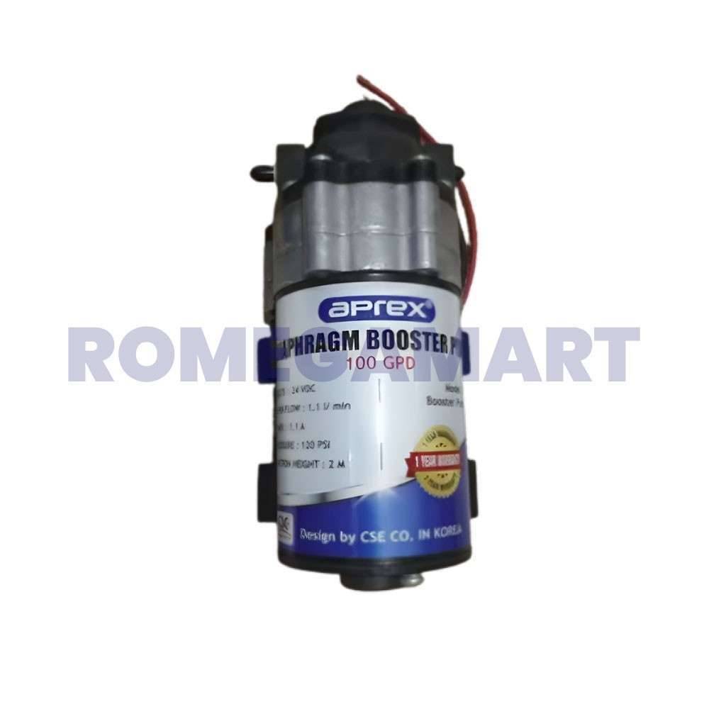 Black Iron Aprex 100 GPD Pump Iron For Domestic Water Purifier - Necsal RO SERVICES