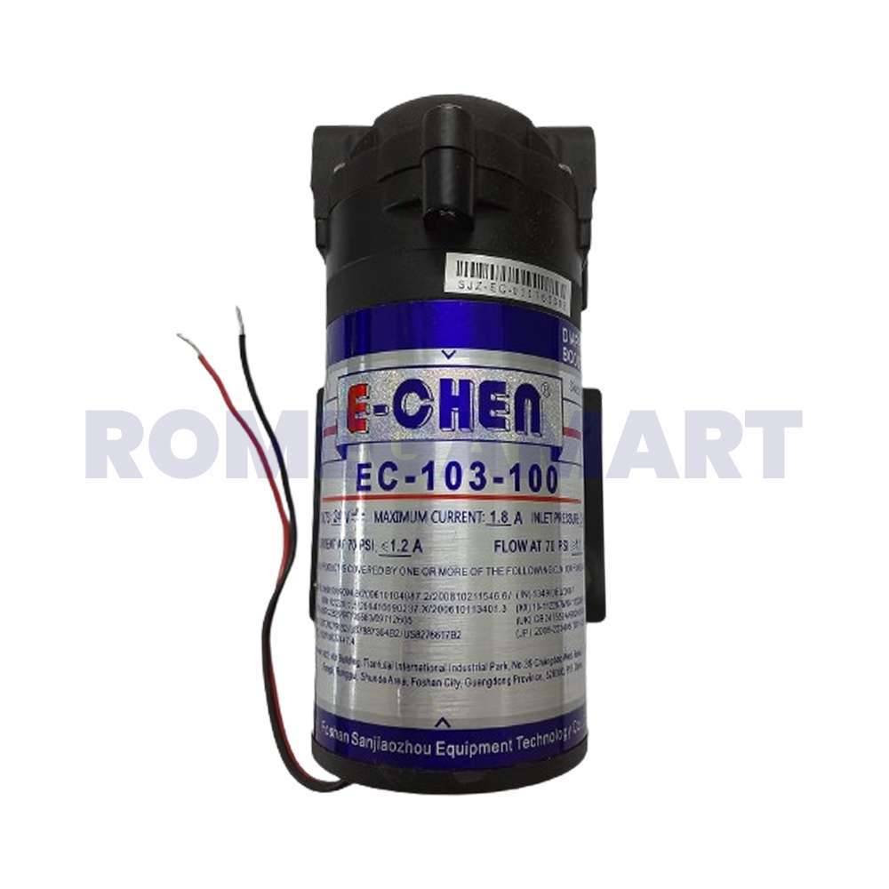E-Chain 100 GPD 24 V Pump Domestic Use - EARTH RO SYSTEM