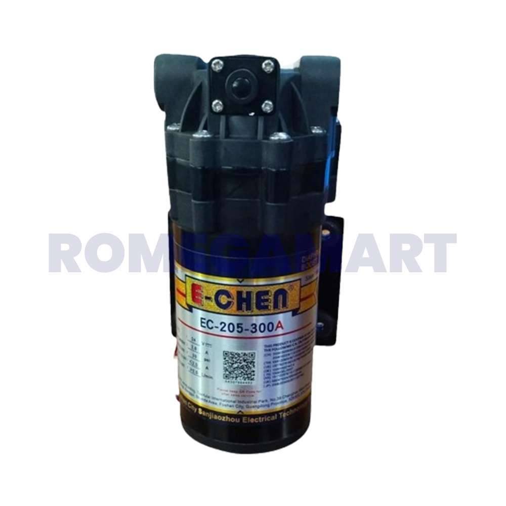 E-Chain 300 GPD Booster Pump Black Color Diaphragm For Domestic Use - EARTH RO SYSTEM