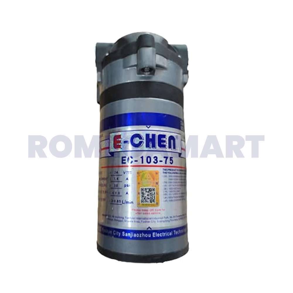 E-Chain 75 GPD Booster Pump Black Color For Domestic Use - JAZZ PURE WATER SOLUTION