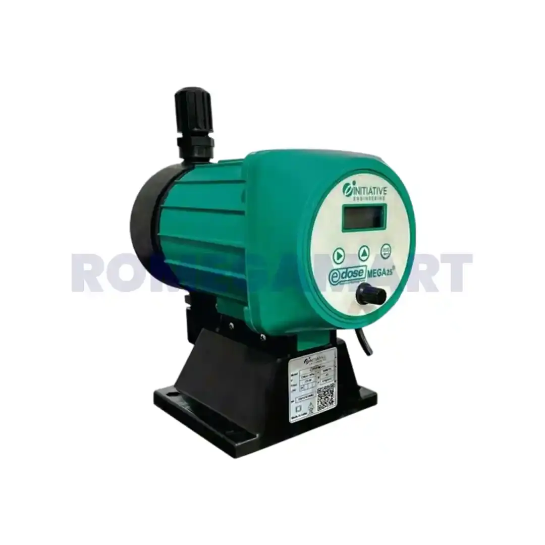 E Dose Mega 25 LPH Dosing Pump Green Color Polypropylene Material For Industrial Use - Enviro Tech System & Engineers