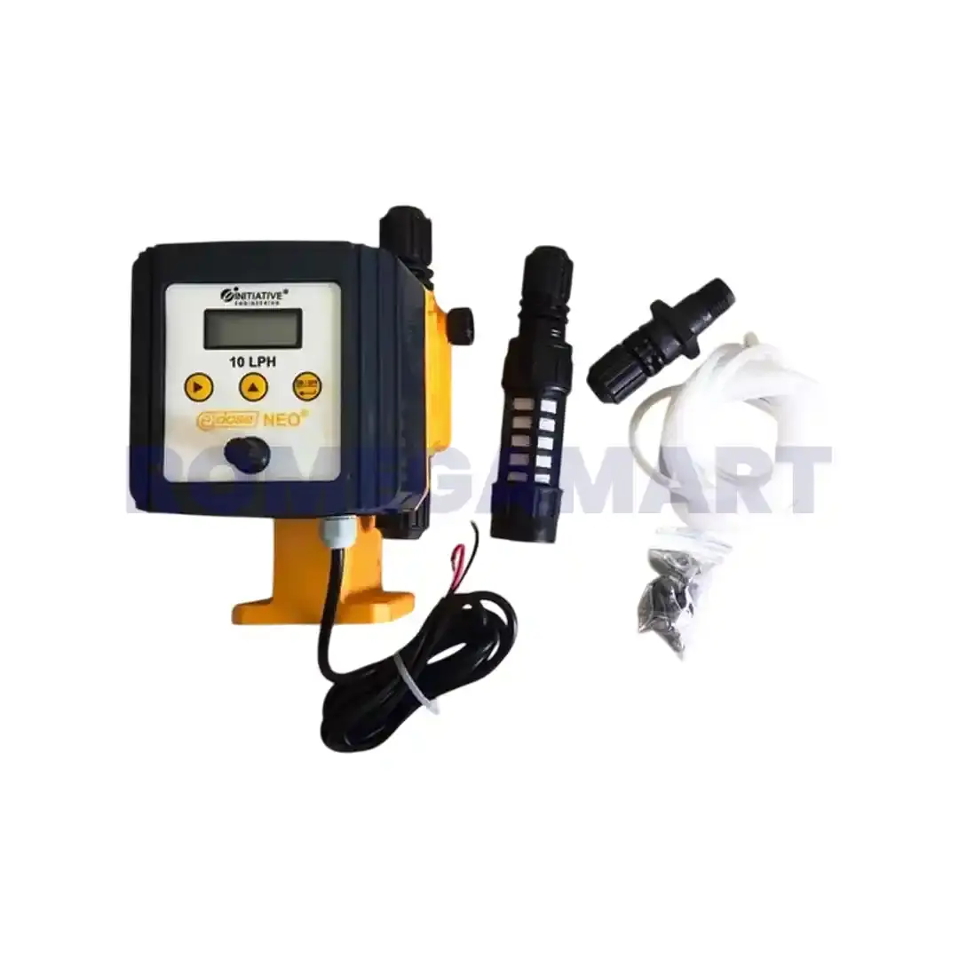 E Dose NEO 10 LPH Dosing Pump Yellow Color Plastic Material For Industrial Use – Enviro Tech System & Engineers