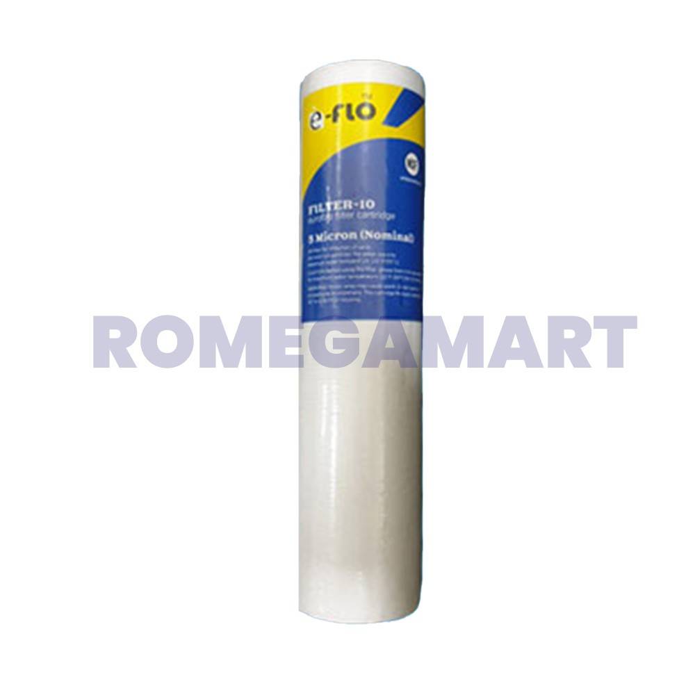 E-Flo 10 Inch Spun Candle Filter For Domestic RO Water Purifier - JAZZ PURE WATER SOLUTIONS