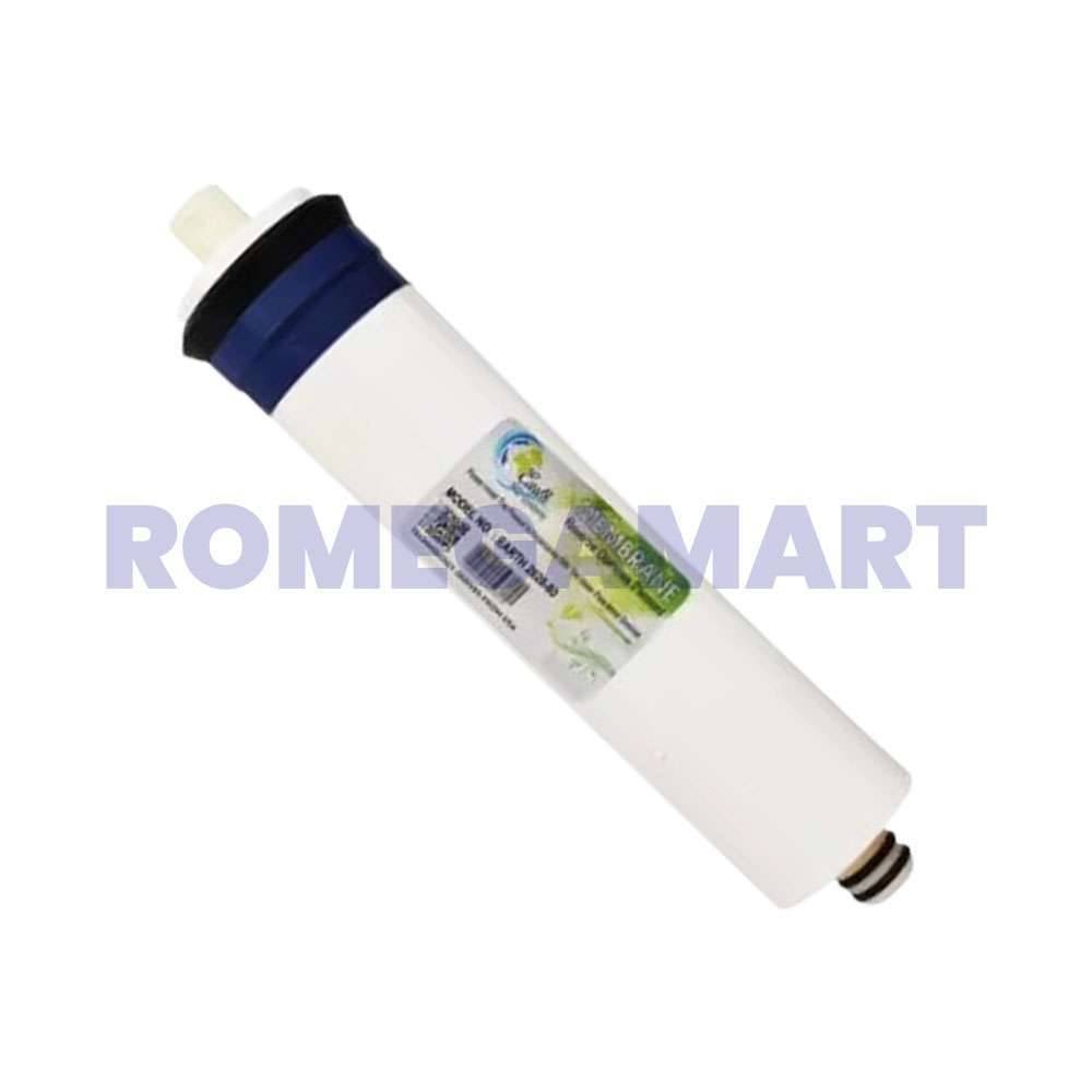 Earth RO 80 GPD Membrane Work Upto 2500 TDS White Color Suitable For  All Water Purifier - Earth RO System