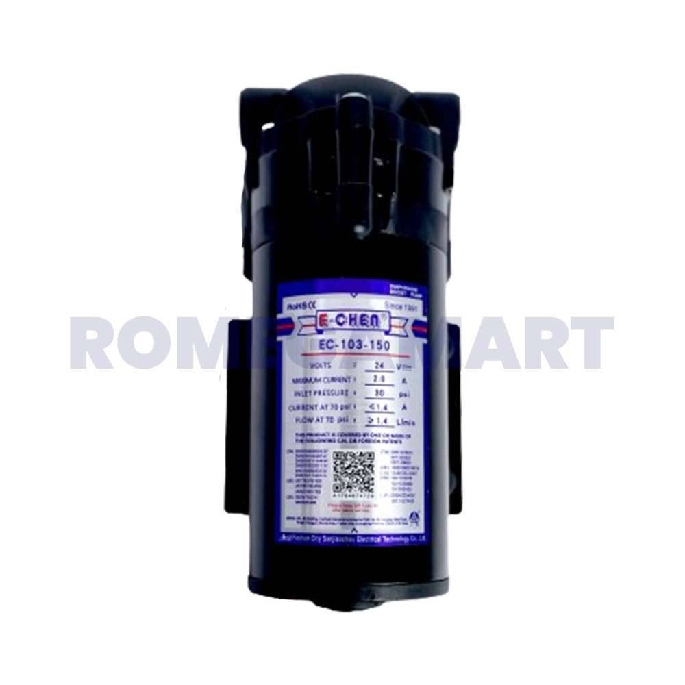 Echen EC-103-150 GPD Pump Black Color Iron Material 24 Volt For Domestic Use - JAZZ PURE WATER SOLUTIONS