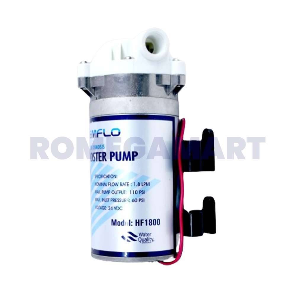 Kemflow 100 GPD Pump White Color Metal Material For Domestic Use - JAZZ PURE WATER SOLUTIONS