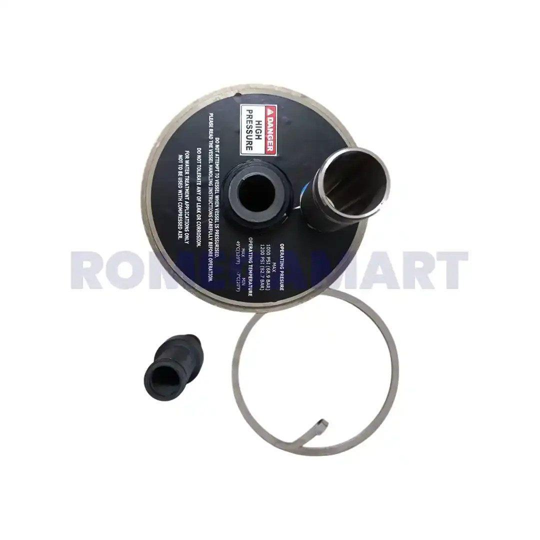 Enviro Tech System End Cap 1200 8040 Black Color FRP Material For Industrial RO Use - Enviro Tech System & Engineers 