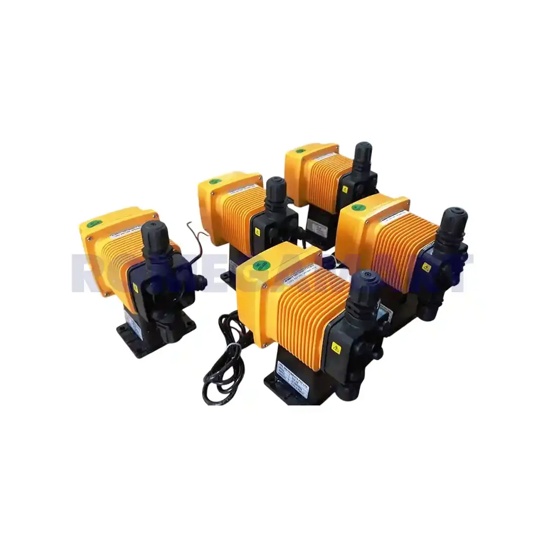 E Dose UKL Dosing Pump Yellow With Black Color Plastic Material For Industrial Use - Enviro Tech System & Engineers