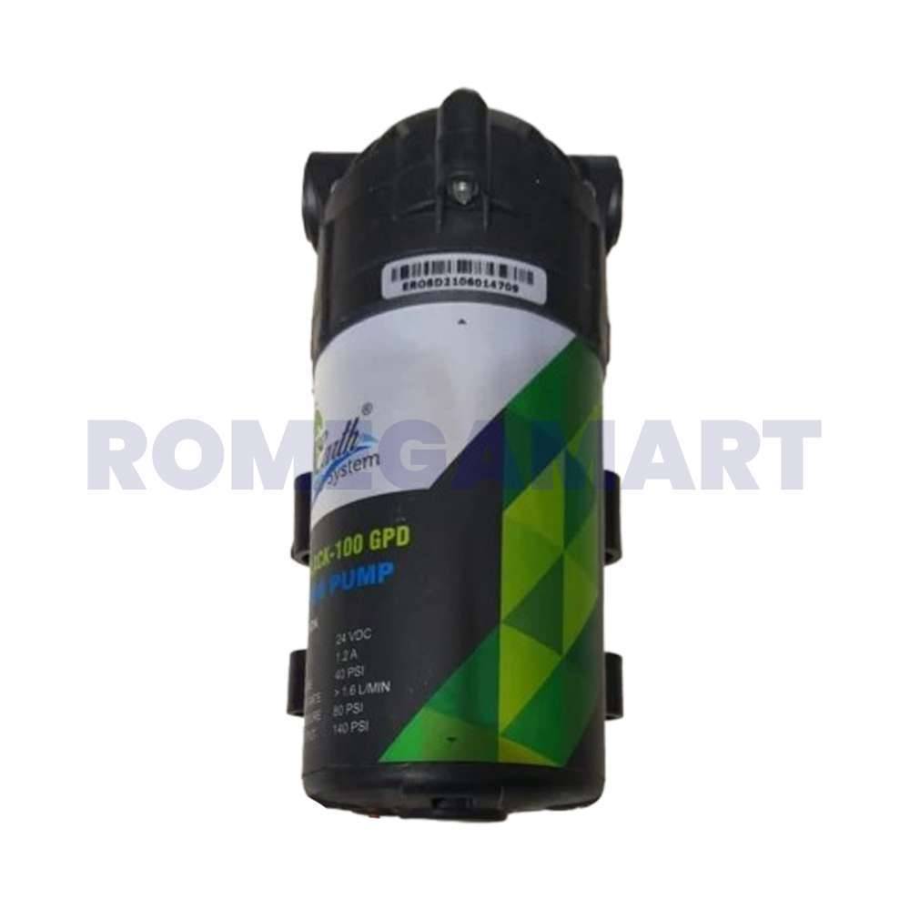 Earth 100 GPD Booster Pump Green Water Purifier - EARTH RO SYSTEM