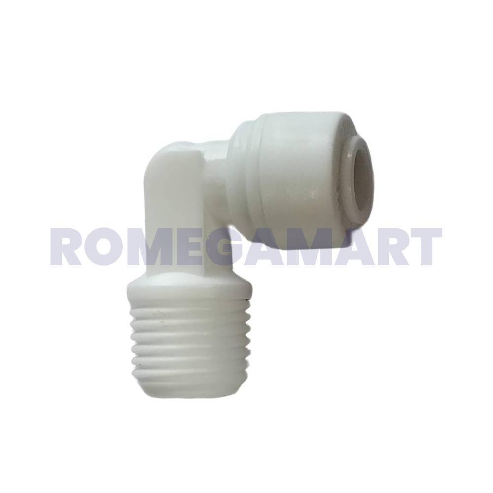 1/8 Inch Elbow Thread Plastic Material For Domestic Use - Wave RO Aqua Solution