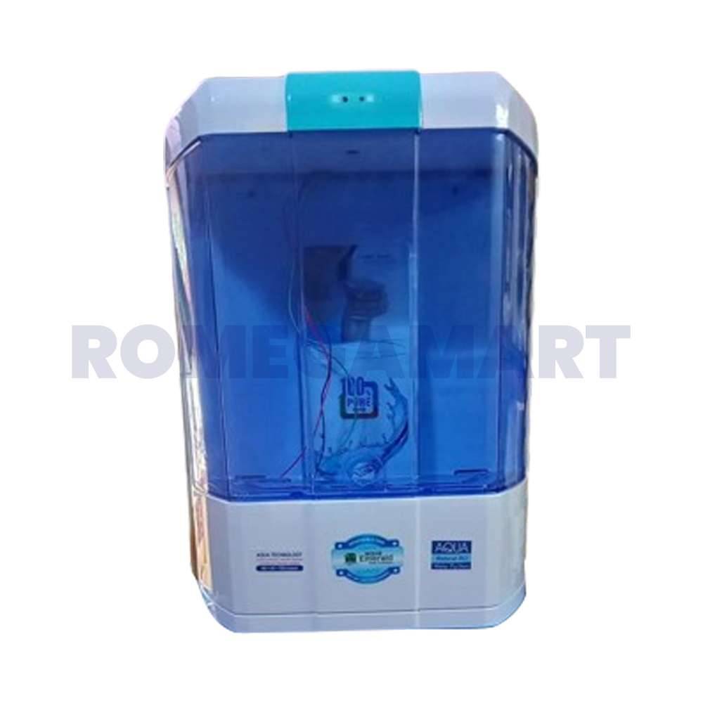 Aqua Emerald Blue Color Domestic RO Cabinet 15 Liter Storage ABS Plastic Matrial - SBRO SYSTEM