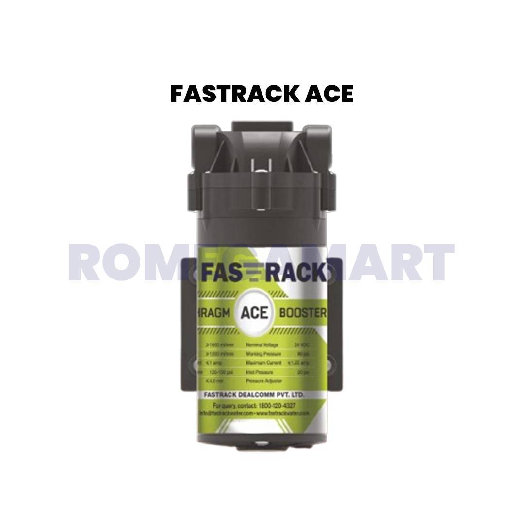 Fastrack ACE 100 GPD Booster Pump Metal Black Color For Domestic Ro - Suryansh Associate