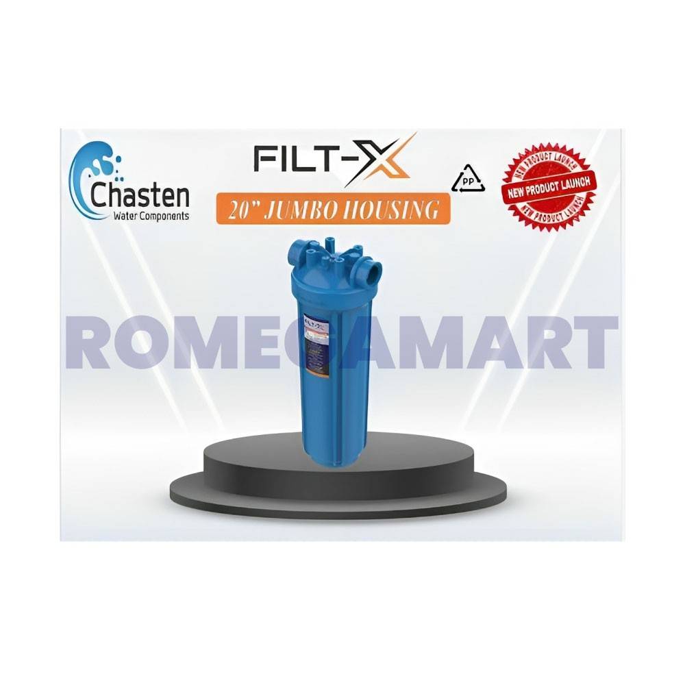 FILT-X 20 Inch Jumbo Filter Housing Polypropylene Material For Industrial Use - Chasten Water ComponentsNLYVGTOOOU