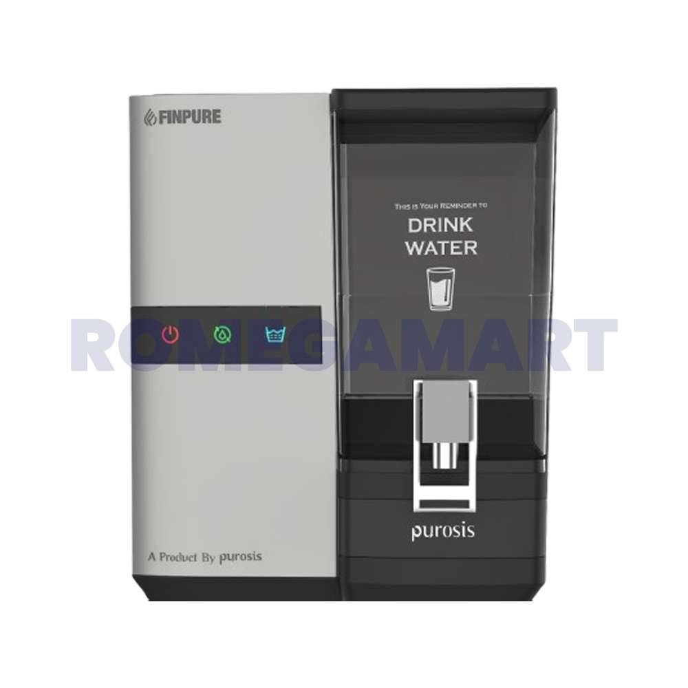 Finepure Premium Silver Water Purifier 9 Liter Storage RO + TDS + ALKALINE Suitable For Domestic - Shree Shubh Water Purifier