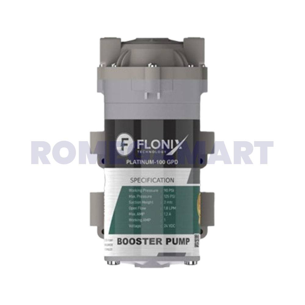 Flonix 100 GPD Grey Color Booster Pump Suitable For Domestic RO - A K Water Solution