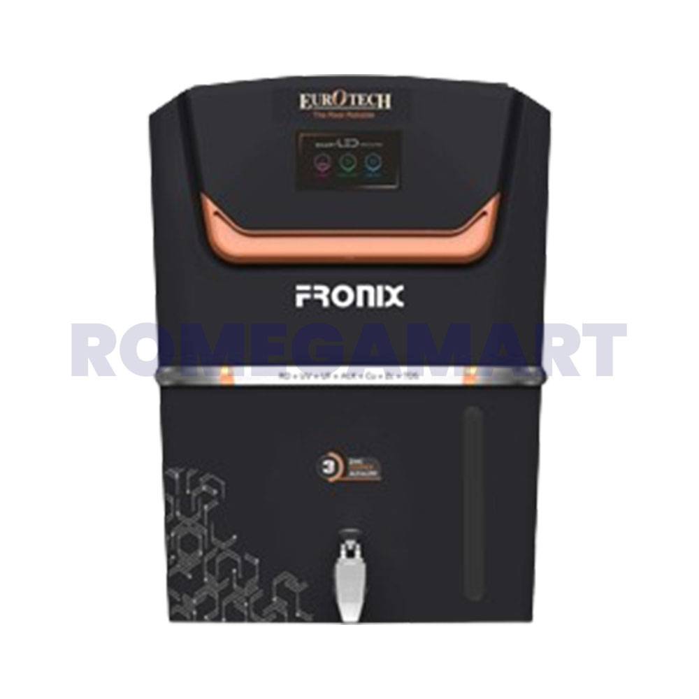 Fronix Black Color Water Purifier ABS Plastic Material 18 Liter Storage - Midas Corporation