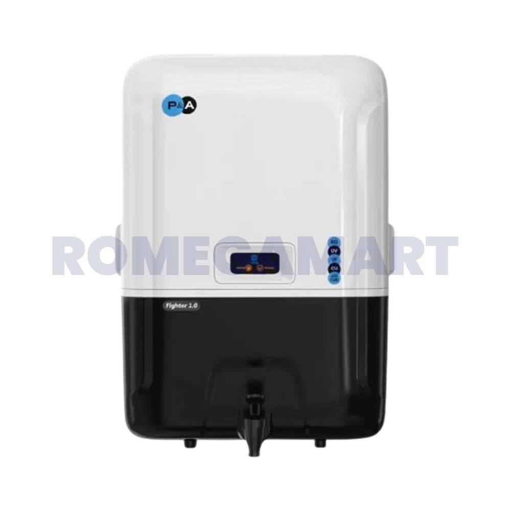 P A Fifther 2.0 System 9 Liter Storage White Color Water Purifier RO+UV+ALK ABS Plastic Material - GTB JI WATER SOLUTION