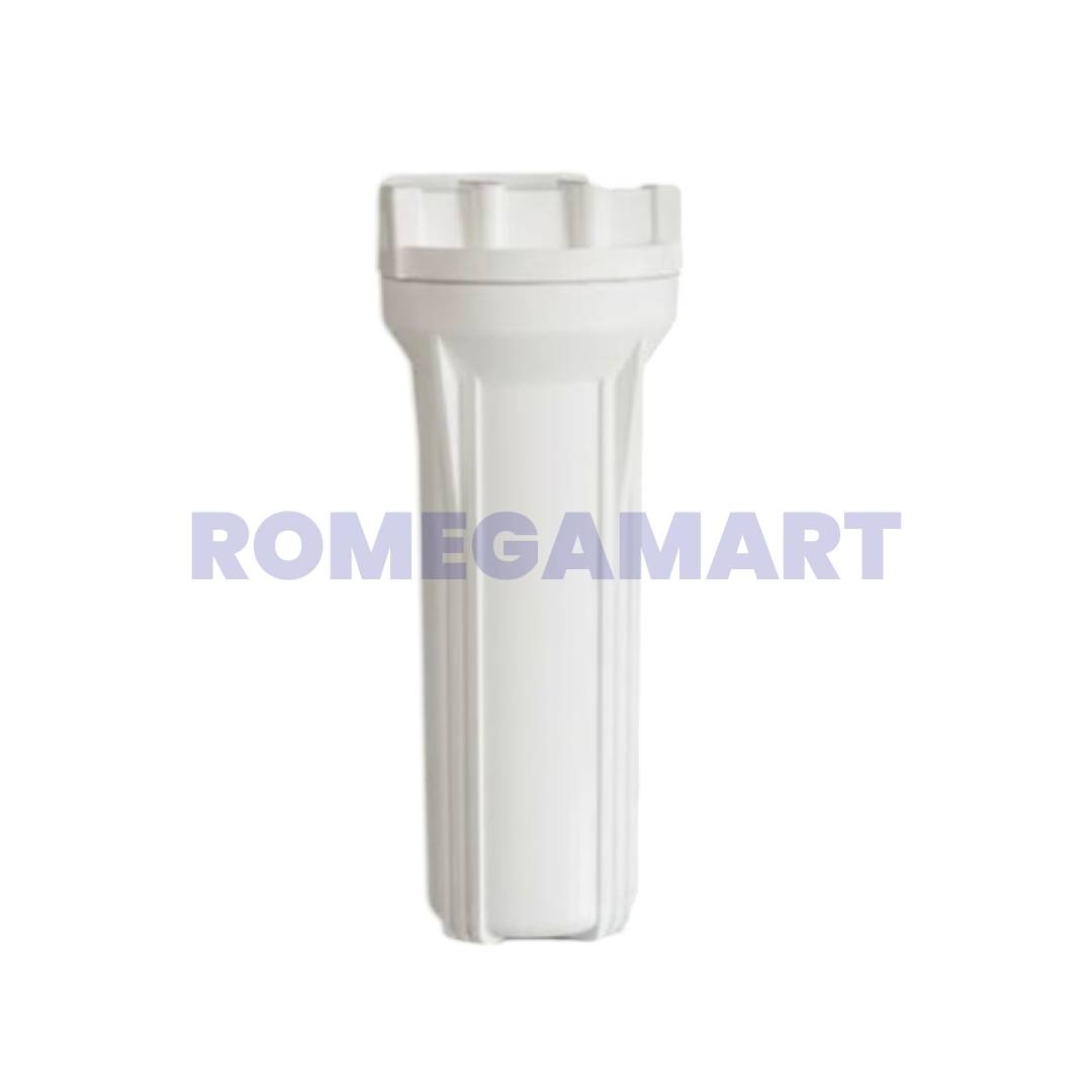 10 Inch Filter Housing White Color Polypropylene Material  For Domestic RO - Divyansh Global RO
