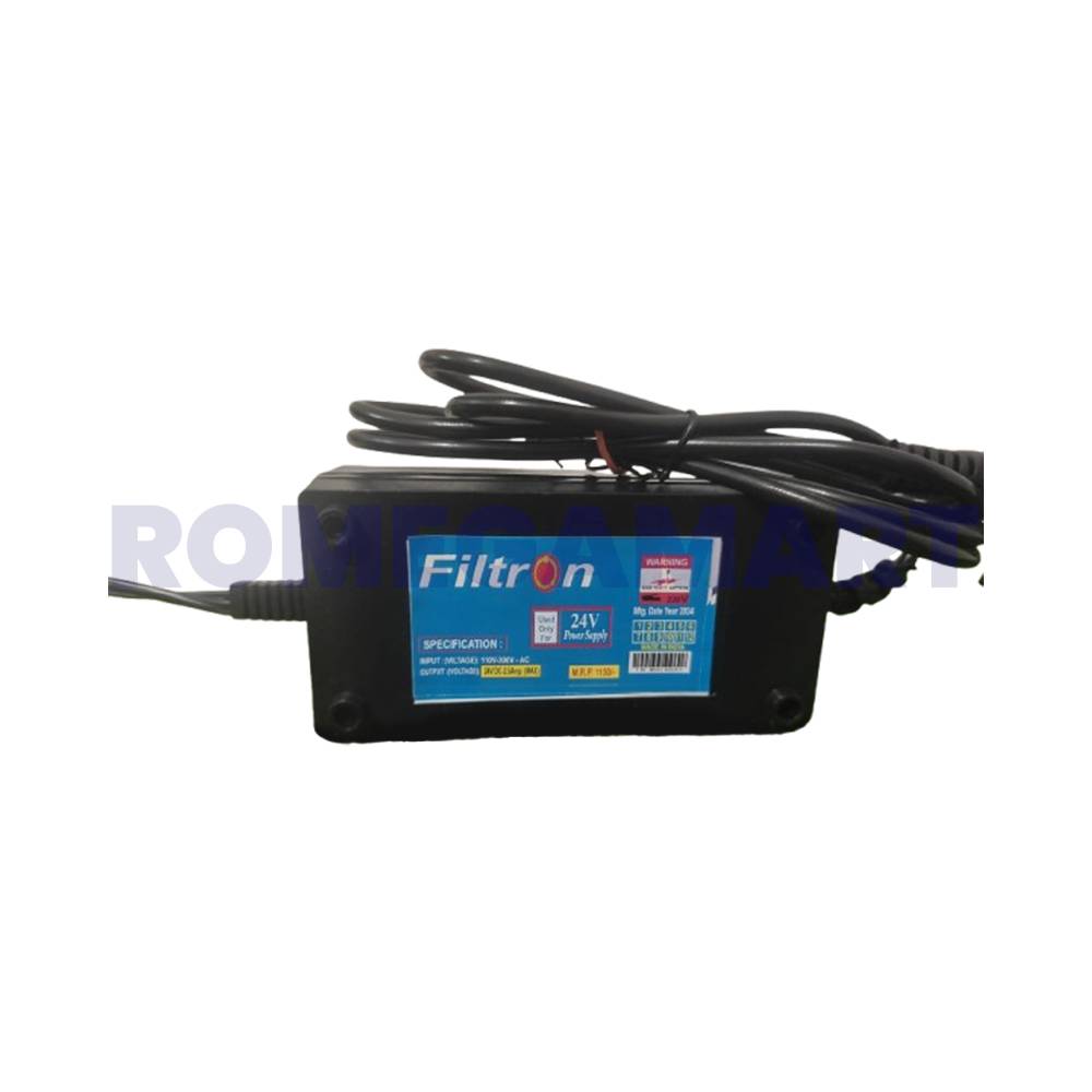 Filtron 24V 2.5Amp SMPS Black Color For Domestic Use - KHATUSHYAMJI MULTI SERVICES
