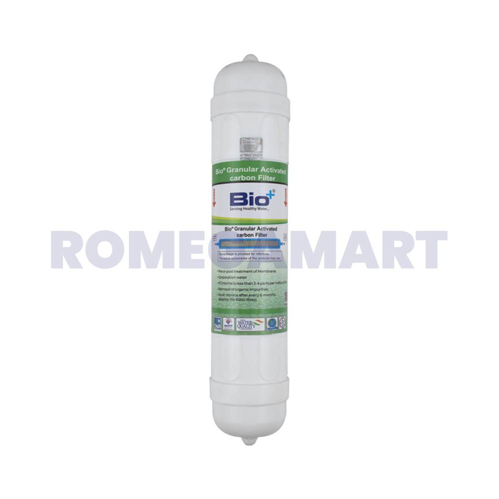 Bio+ 8 Inch GAC Filter 2.5 Inch PP Material For Domestic Use - AMBA SHAKTI ELECTRONICS
