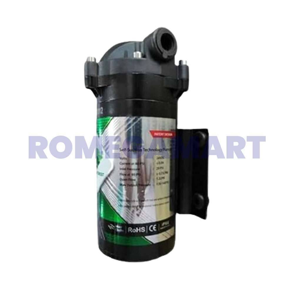 Grand Forest 100 GPD Pump Black Metal Material For Domestic Use - Wave RO Aqua Solution