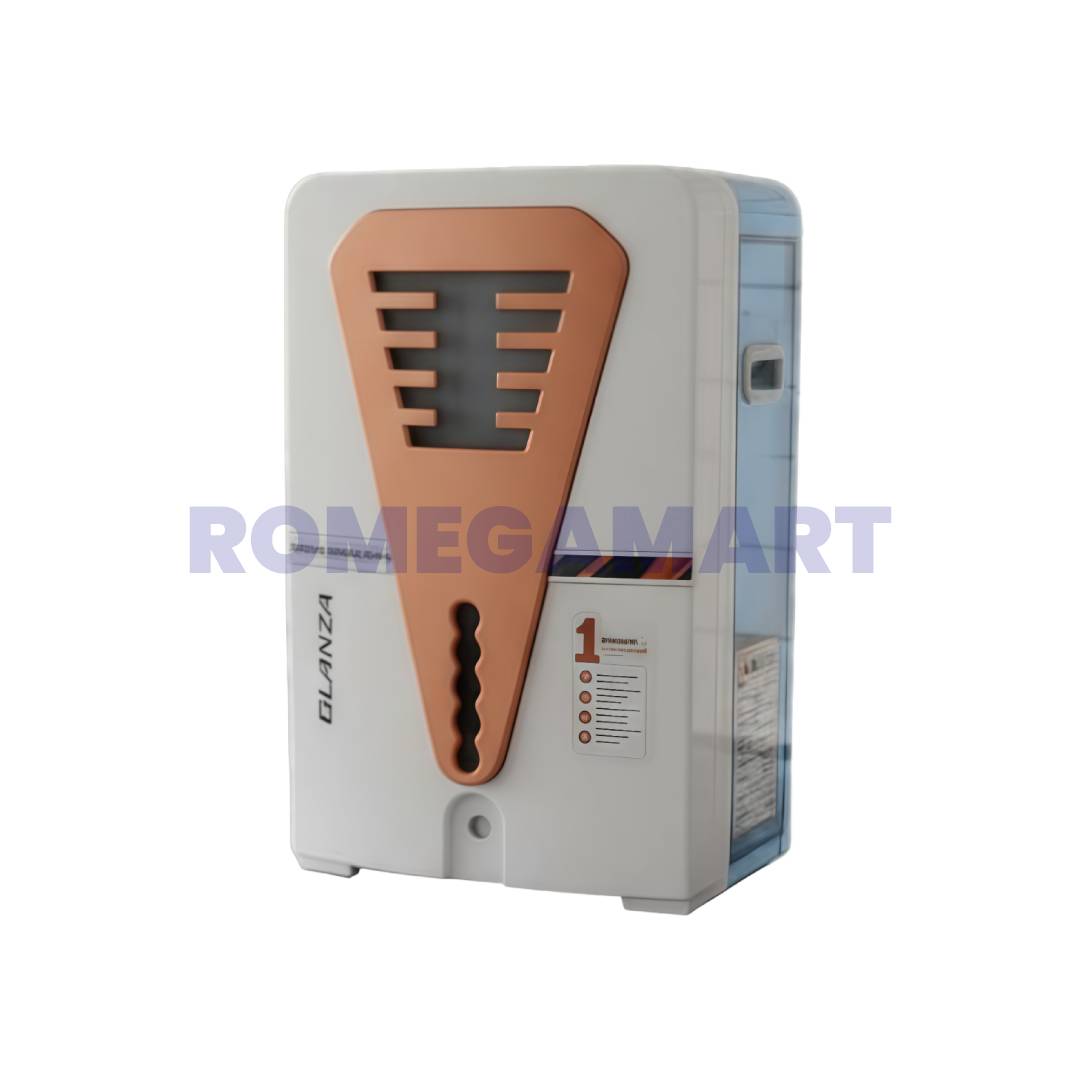 Glanza White With Copper Color 12 Liter Storage Cabinet For Water Purifier - Divyansh Global RO