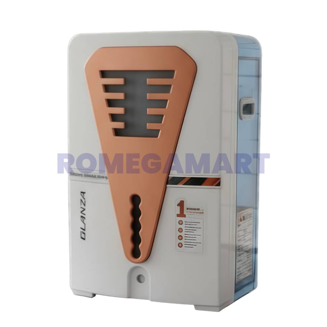 Glanza White With Copper Color 12 Liter Storage Cabinet For Water Purifier - Divyansh Global RO