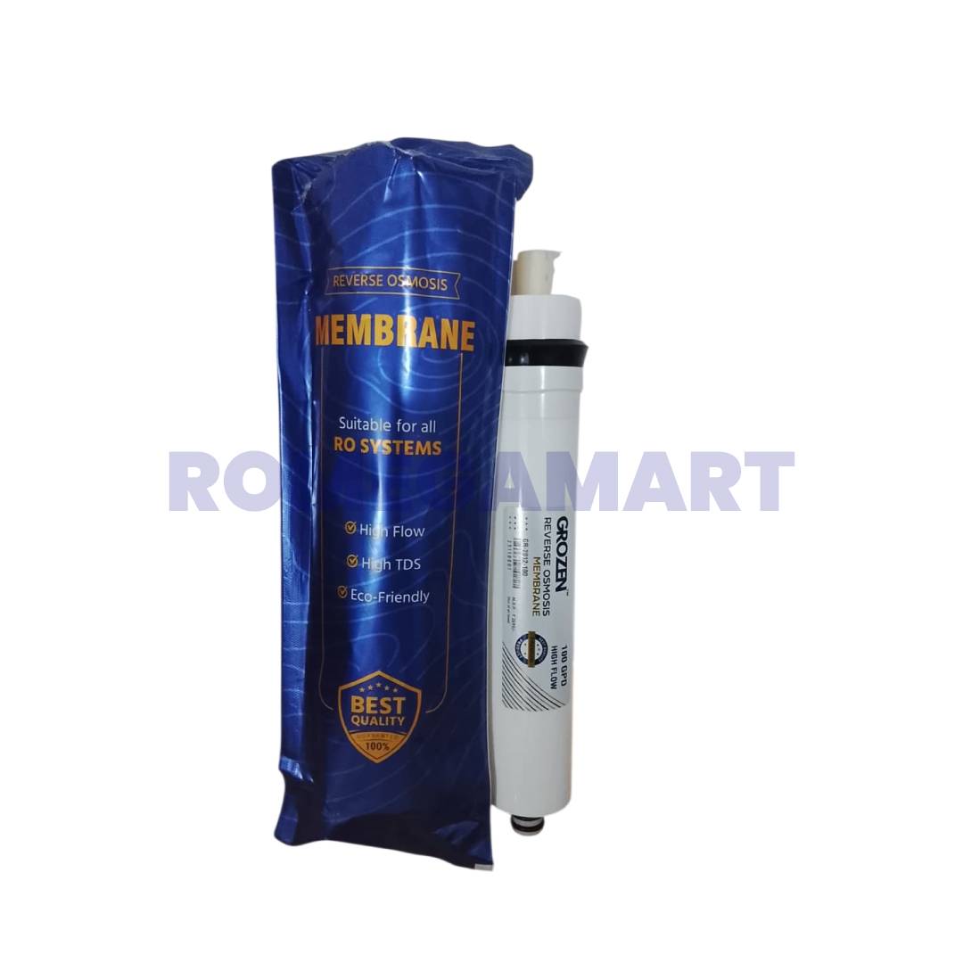 Grozen 100 GPD Membrane Work Upto 2000 TDS Suitable for RO Water Purifier - Dipayan Works & Products