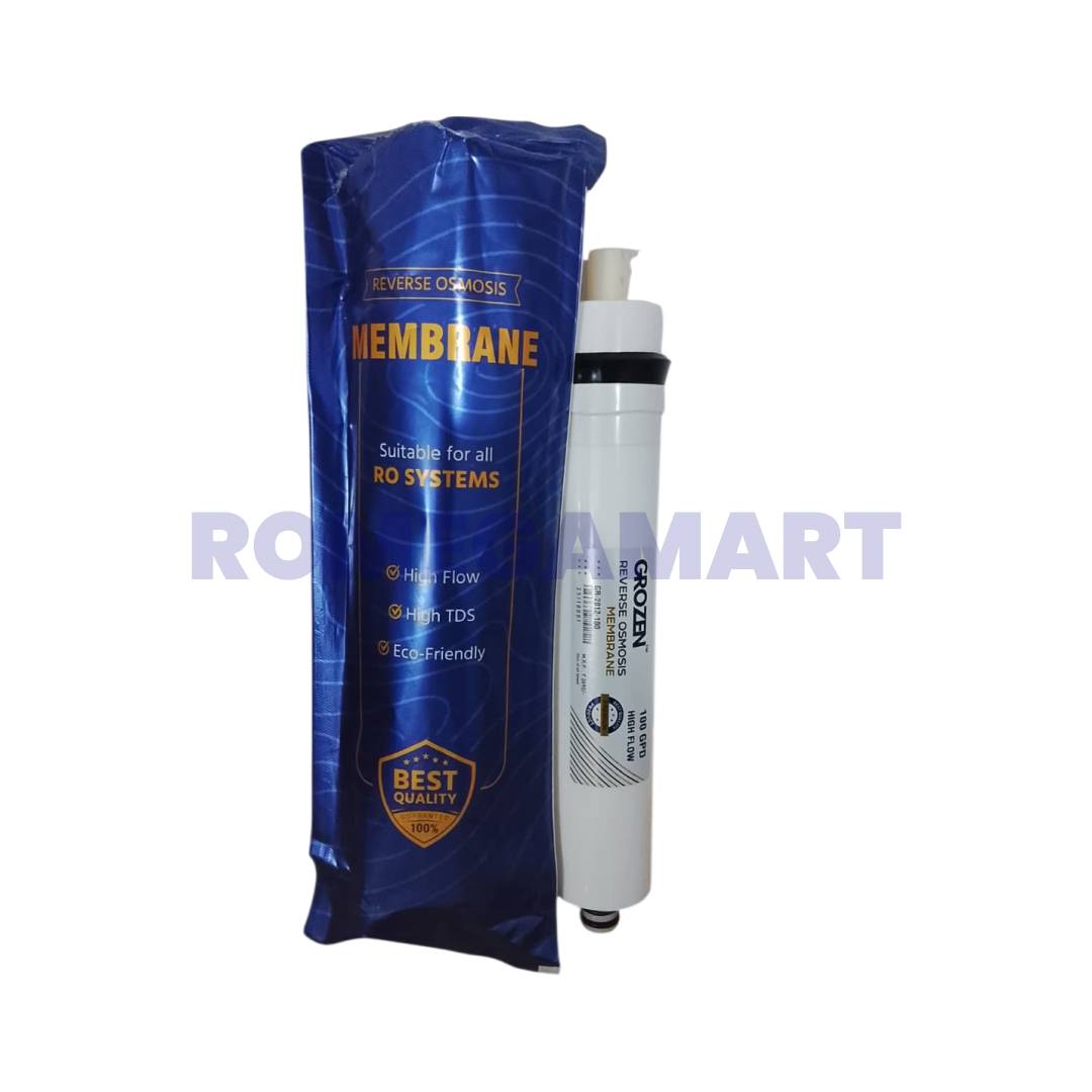 Grozen 100 GPD Membrane Work Upto 2000 TDS Suitable for RO Water Purifier - Dipayan Works & Products
