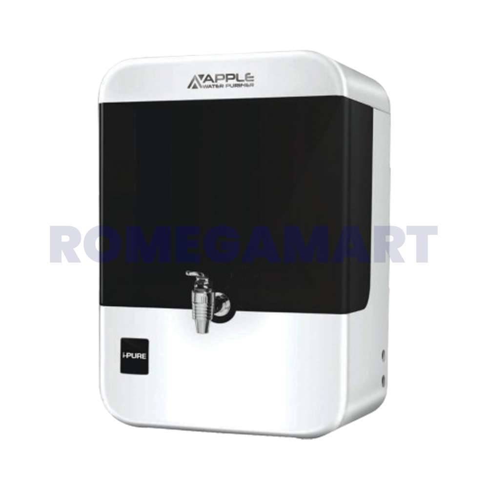 Apple I Pure Black Color RO+UV+TDS+UF 10 Liter Storage Capacity Domestic Water Purifier - GTB JI WATER SOLUTIONS