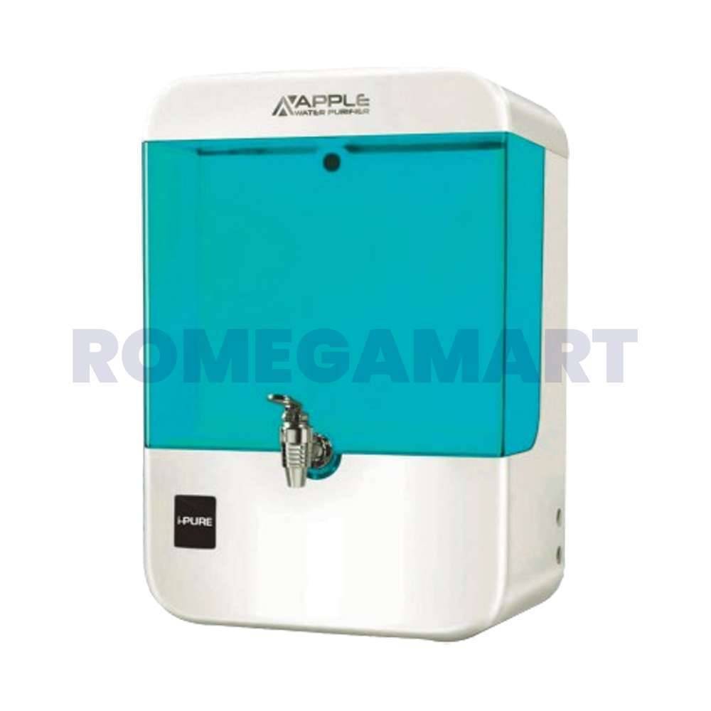 Apple I Pure RO+UV+UF+ALKLINE+TDS Green Color 10 Liter Storage Capacity Water Purifier ABS Plastic Material - JAZZ PURE WATER SOLUTIONS