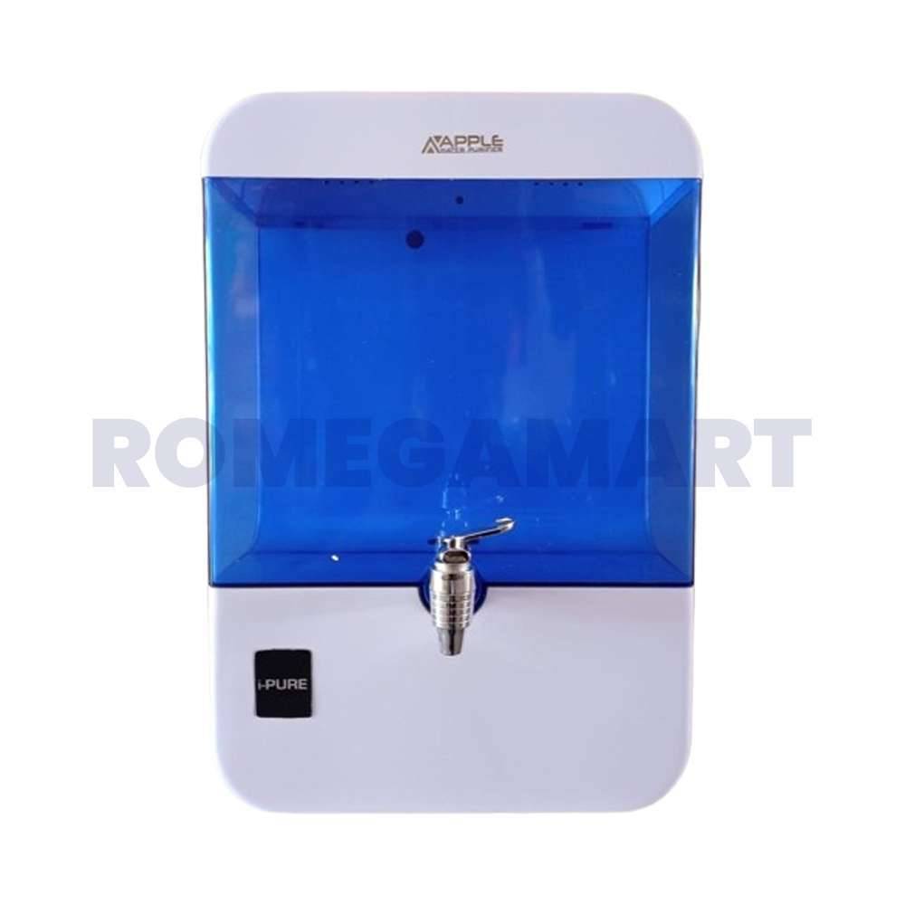 Apple I Pure 10 Liter Storage Capacity RO+UV+COPPER+ALKLINE+TDS Blue Color Water Purifier - GTB JI WATER SOLUTIONS